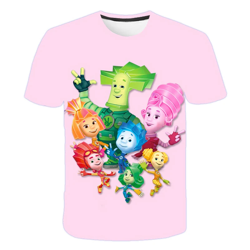 2023 Summer New Children Clothing Girls Russian Cartoon The Fixies T Shirt Funny Baby Boys Summer Tops Short Sleeve Kids T-shirt
2023 Summer New Children Clothing Girls Russian Cartoon The Fixies T Shirt Funny Baby Boys Summer Tops Short Sleeve Kids T-shirt