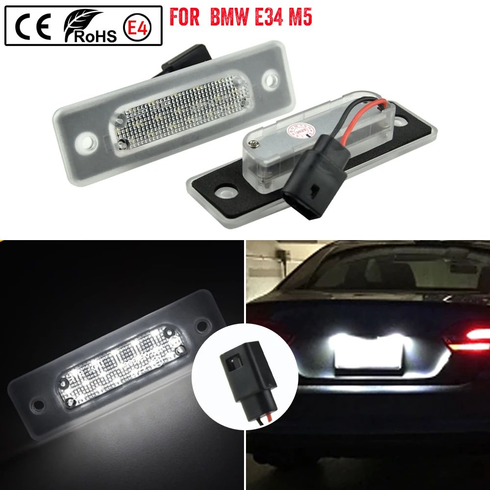 2 шт. светодиодная лампа освещения номерного знака для BMW 5-Series E34 M5 518i 1988-1996 7-Series E32 730i 730iL 1986-1994
2 шт. светодиодная лампа освещения номерного знака для BMW 5-Series E34 M5 518i 1988-1996 7-Series E32 730i 730iL 1986-1994