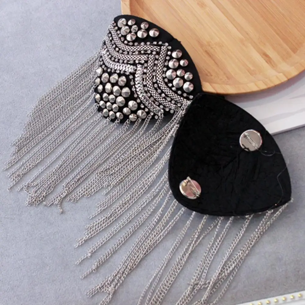 Dropshipping!!Shoulder Brooch Tassels Rhinestones Jewelry Temperament Wear-resistant Brooch Pin Clothes Decor
Dropshipping!!Shoulder Brooch Tassels Rhinestones Jewelry Temperament Wear-resistant Brooch Pin Clothes Decor