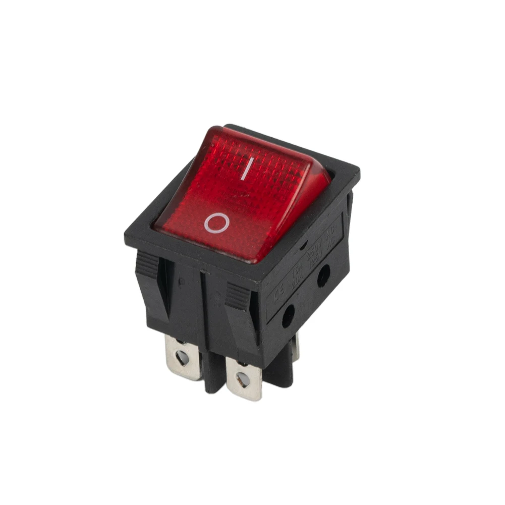 RED 2 Position 4 Pins Switch Power Pump ON OFF Illuminated Rocker Switch KCD4 16A 250VAC Rocker Switch Household Appliances Tool
RED 2 Position 4 Pins Switch Power Pump ON OFF Illuminated Rocker Switch KCD4 16A 250VAC Rocker Switch Household Appliances Tool