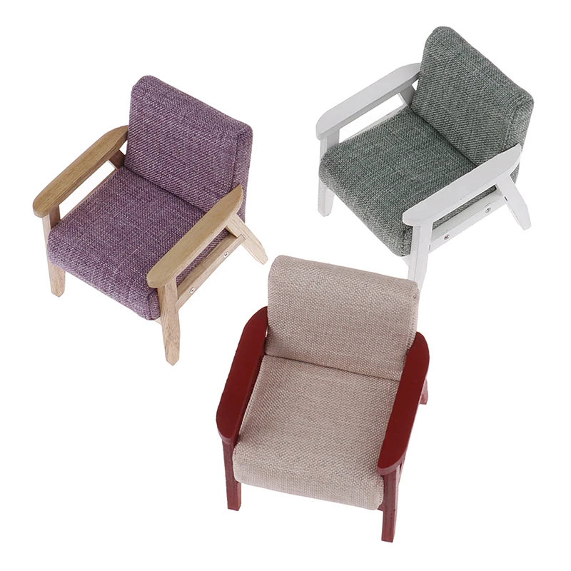 1/12 Solid Color Dollhouse Miniature Single Sofa Home Furniture Model Living Room Scene Japanese-style Armchair Toy Gift
1/12 Solid Color Dollhouse Miniature Single Sofa Home Furniture Model Living Room Scene Japanese-style Armchair Toy Gift