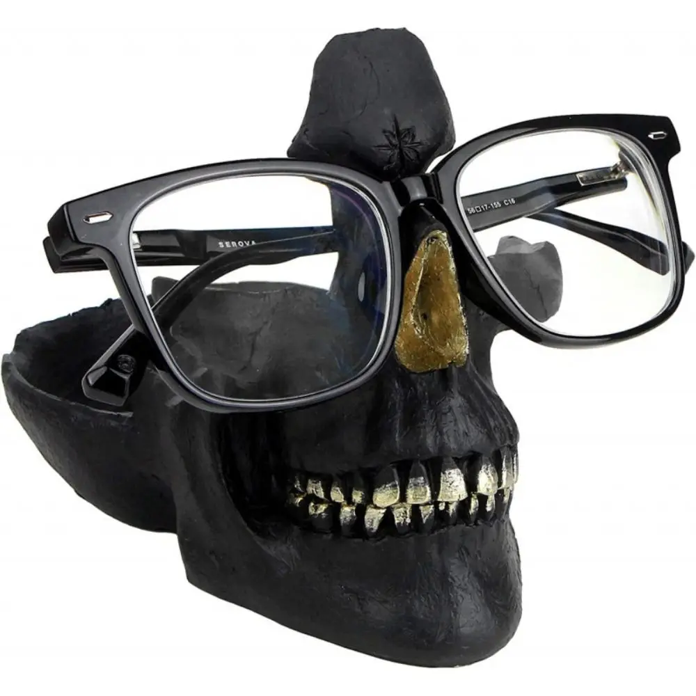 Resin Skull Glasses Holder Crafts Skeleton Storage Rack New Display Stand for Halloween
Resin Skull Glasses Holder Crafts Skeleton Storage Rack New Display Stand for Halloween