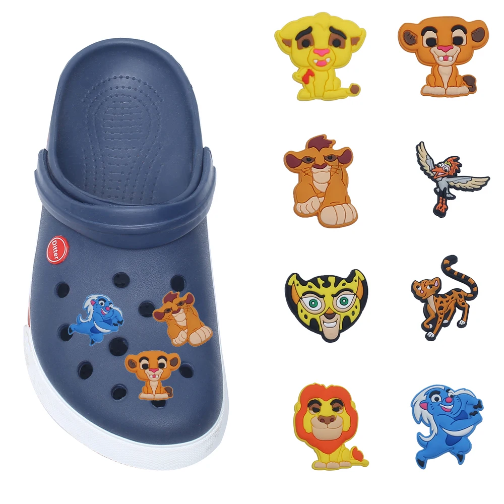 Hot Sale 1pcs Cartoon Shoe Charms The Lion King PVC Cute Garden Shoe Buckle Decoration Fit Croc Jibz Kids X-mas Gift
Hot Sale 1pcs Cartoon Shoe Charms The Lion King PVC Cute Garden Shoe Buckle Decoration Fit Croc Jibz Kids X-mas Gift