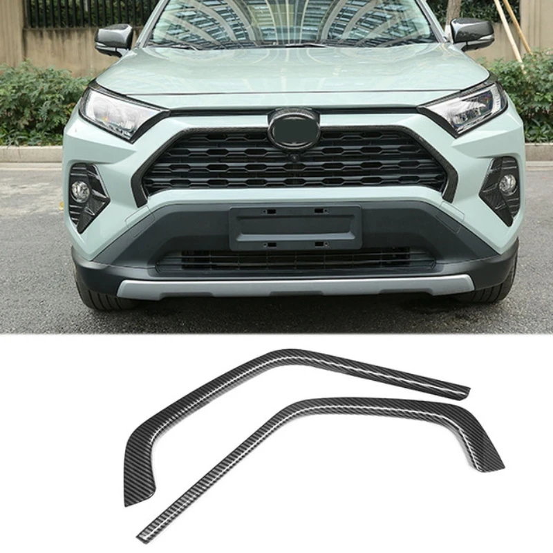 

Для Toyota RAV4 RAV 4 2020 2019 2021 средняя сетчатая отделка решетка отделка полоски решетка протектор для гриля модификация украшение переднего бампер...