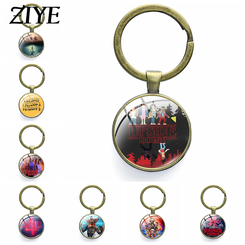 Hellfire Club Alloy Keychains Hot American TV Series Joyce Byers Mike Wheeler Glass Dome Pendant Key Chain Fashion Jewelry Gifts
Hellfire Club Alloy Keychains Hot American TV Series Joyce Byers Mike Wheeler Glass Dome Pendant Key Chain Fashion Jewelry Gifts