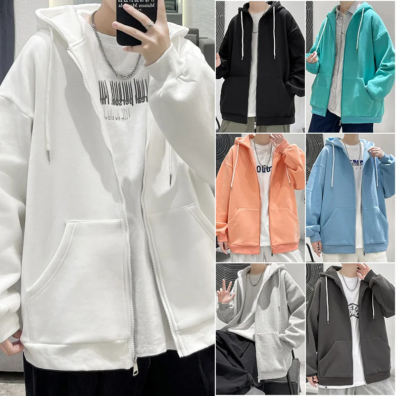Spring Men's Jackets Hooded Coats Casual Zipper Sweatshirts Male Tracksuit Fashion Jacket Mens Clothing Outerwear Casual Hoodies
Spring Men's Jackets Hooded Coats Casual Zipper Sweatshirts Male Tracksuit Fashion Jacket Mens Clothing Outerwear Casual Hoodies