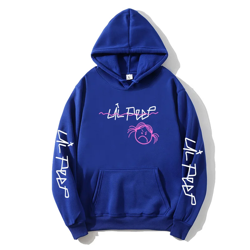 Толстовка Мужская/Женская свитшот уличная одежда в стиле хип-хоп Lil Peep худи с