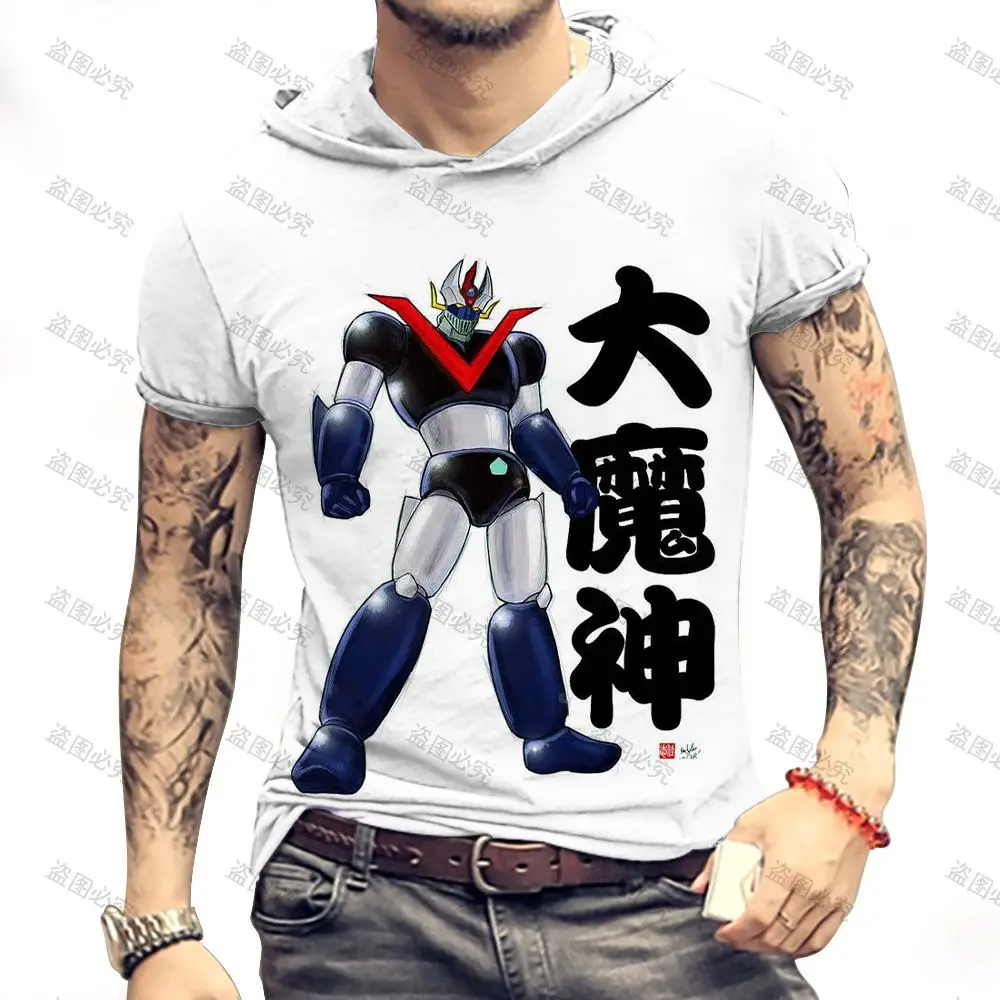 Summer Mazinger Z With Hood Men's Clothing Short Sleeve Harajuku Fashion Essentials Couple 2022 New Streetwear Hood HD Print 3XL
Summer Mazinger Z With Hood Men's Clothing Short Sleeve Harajuku Fashion Essentials Couple 2022 New Streetwear Hood HD Print 3XL