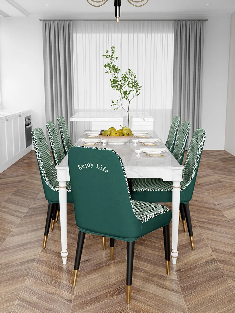 

Modern arc chair cover dining table chair cover stool cover seat cover cushion backrest integrated dining chair cover household