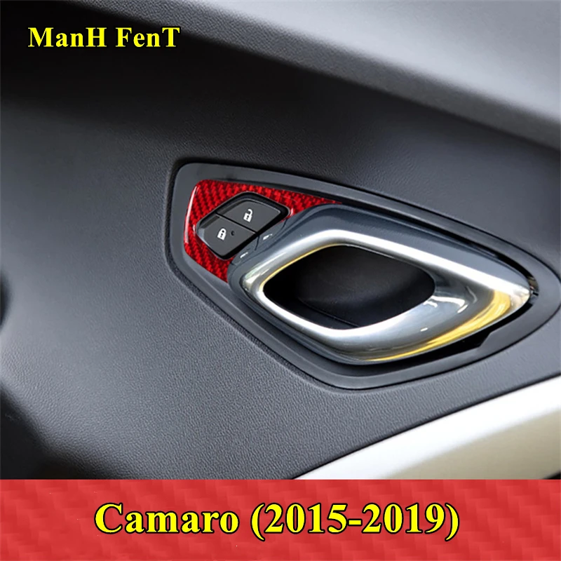 2016-2019 Camaro Door Lock Button Frame Real Carbon Fiber Interior Decoration Sticker
2016-2019 Camaro Door Lock Button Frame Real Carbon Fiber Interior Decoration Sticker