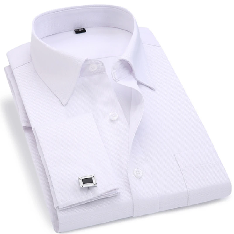 6XL Oversized French Cufflinks Long Sleeve Shirt for Men for Work Business Slim Fit Long Sleeve Men Shirt Male Social Formal
6XL Oversized French Cufflinks Long Sleeve Shirt for Men for Work Business Slim Fit Long Sleeve Men Shirt Male Social Formal