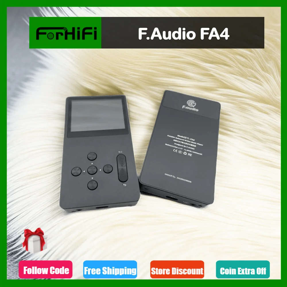 

F.Audio FA4 Touch Screen Bluetooth MP3 Music Player HIFI DSD Lossless USB DAC Decoding Dual ES9038Q2M Balanced Output