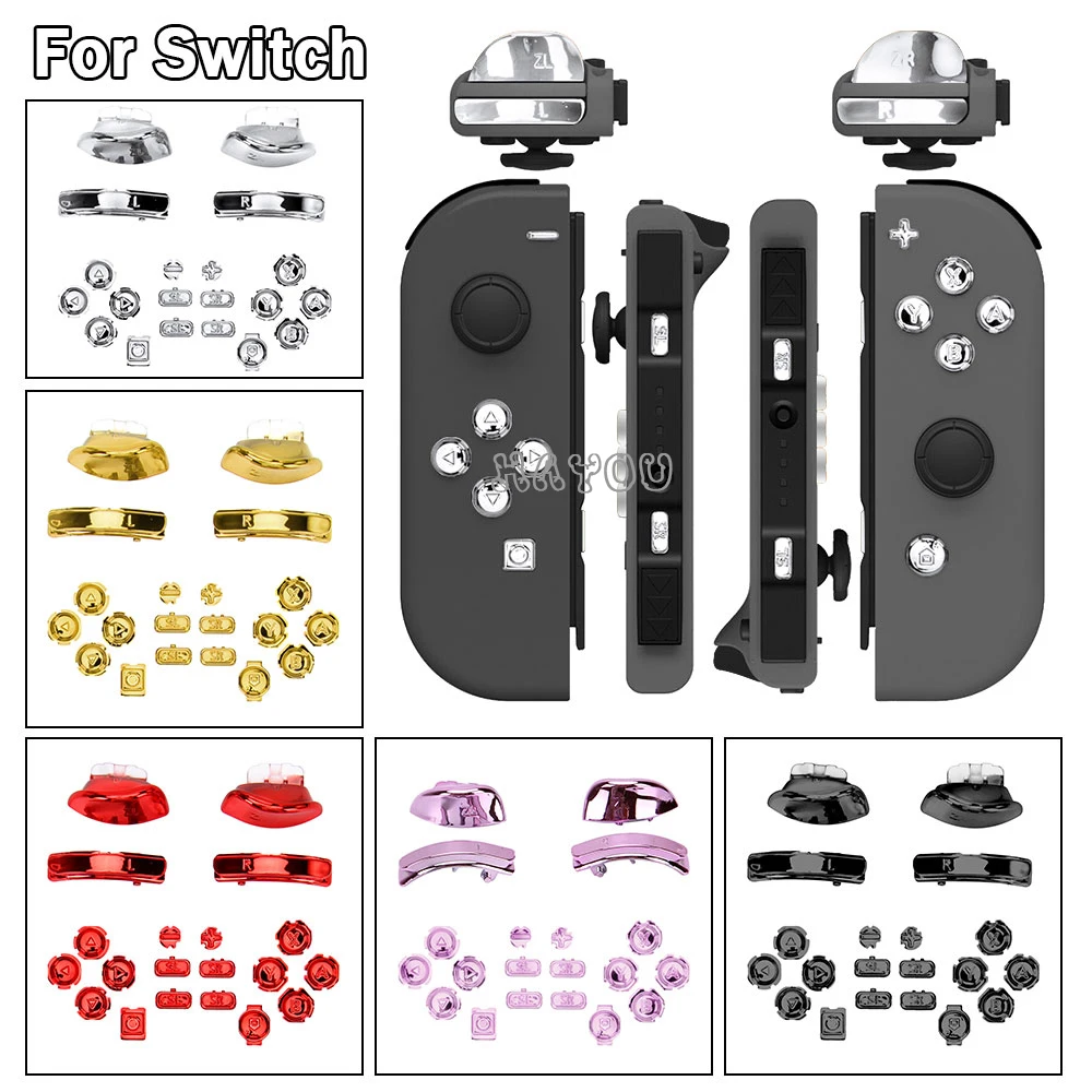 For Nintendo Switch JoyCon ABXY Direction Keys SR SL L R ZR ZL Trigger Full Set Buttons for Switch OLED Joycon Accessories
For Nintendo Switch JoyCon ABXY Direction Keys SR SL L R ZR ZL Trigger Full Set Buttons for Switch OLED Joycon Accessories