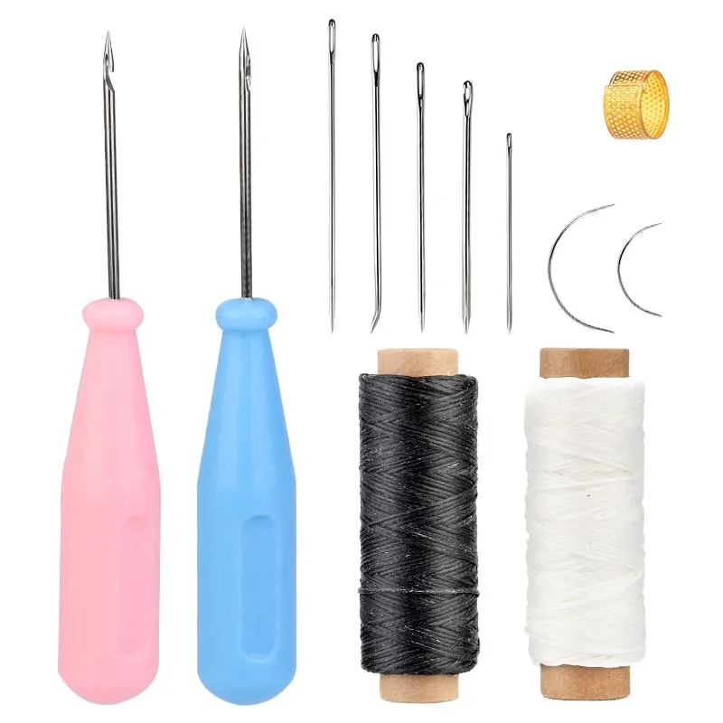 Leather Sewing Set With Waxed Thread Leather Handle Awl Sewing Needles Leather Tools Accessories Kit DIY Leather Craft Tool
Leather Sewing Set With Waxed Thread Leather Handle Awl Sewing Needles Leather Tools Accessories Kit DIY Leather Craft Tool