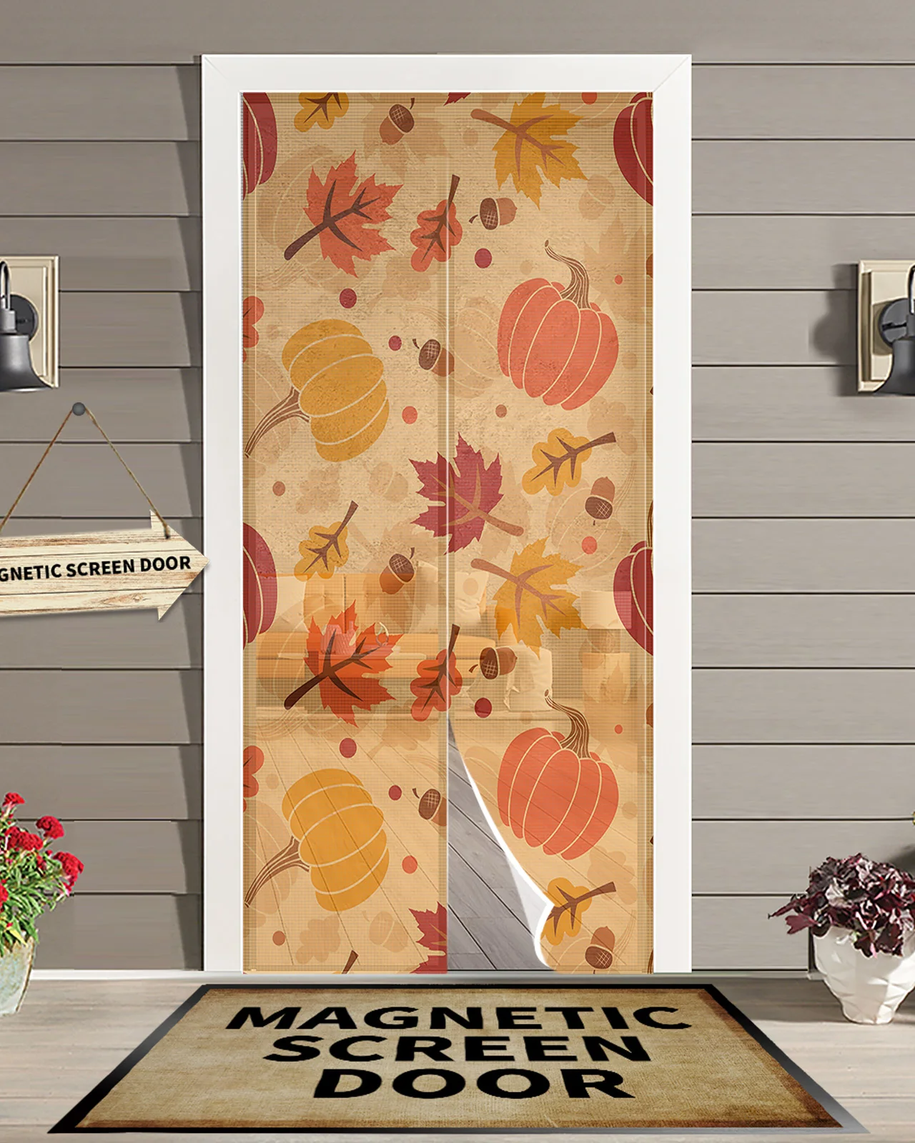 Thanksgiving Orange Leaves Pumpkin Rustic Indoor Door Window Screens Printed Mosquito Net Bedroom Home Decor Gauze Door Curtain
Thanksgiving Orange Leaves Pumpkin Rustic Indoor Door Window Screens Printed Mosquito Net Bedroom Home Decor Gauze Door Curtain