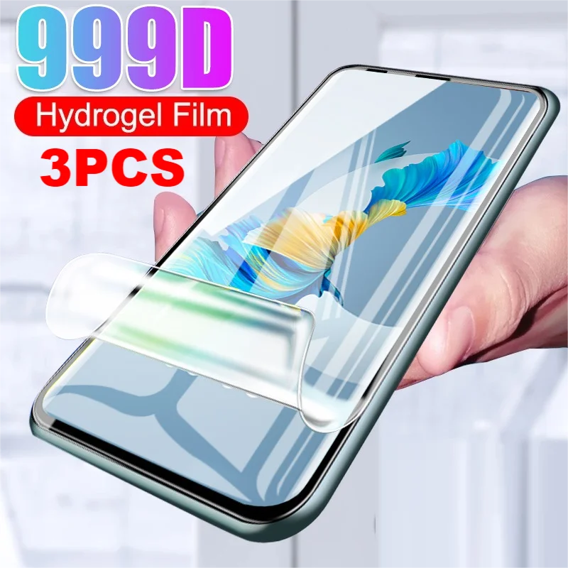 

3PCS Hydrogel Film For Huawei P30 P40 P20 P10 Lite Pro P Smart 2019 Screen Protector For Honor 20 Mate 30 10i Lite 8X 9X Film