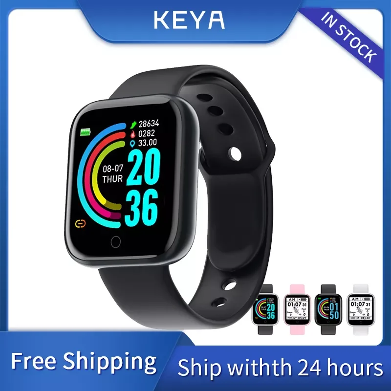 KeYa D20 Plus Smart Bracelet Band 1.44 inch Fitness Tracker Heart Rate Monitor Sports Mode Smart Watch Men Women Smartwatch Y68
KeYa D20 Plus Smart Bracelet Band 1.44 inch Fitness Tracker Heart Rate Monitor Sports Mode Smart Watch Men Women Smartwatch Y68