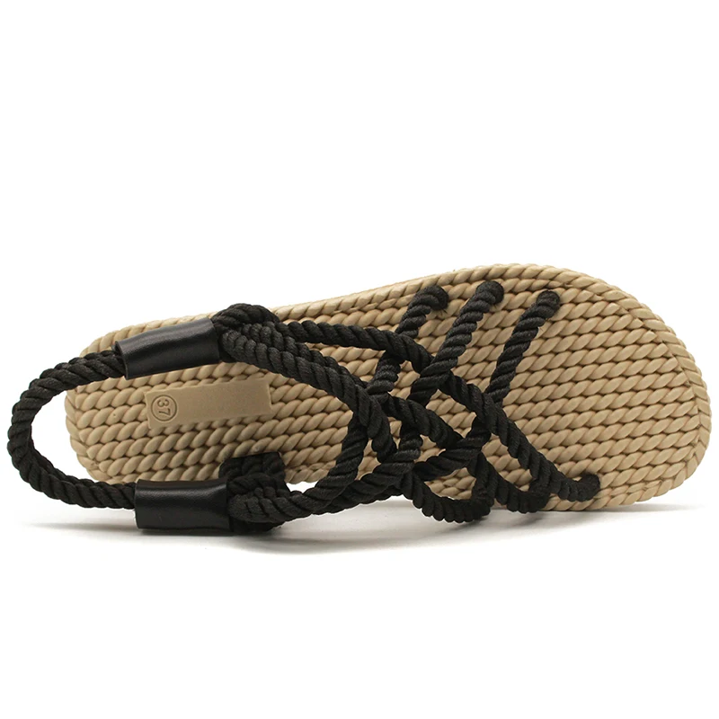 Summer Woven Roman Sandals Beach Shoes Women's Sandals Flat Sandals Slippers Seaside Slippers Sandals
Summer Woven Roman Sandals Beach Shoes Women's Sandals Flat Sandals Slippers Seaside Slippers Sandals