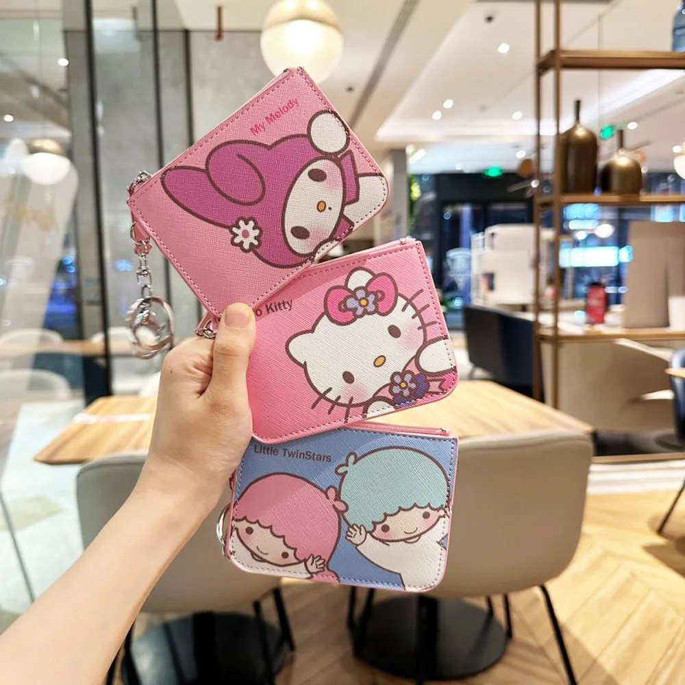 Kawaii Hello Kitty My Melody Coin Purse Sanrio Coin Purse Kuromi Card Holder Cinnamoroll Wallet With Buttons Pendants Kids Gifts
Kawaii Hello Kitty My Melody Coin Purse Sanrio Coin Purse Kuromi Card Holder Cinnamoroll Wallet With Buttons Pendants Kids Gifts