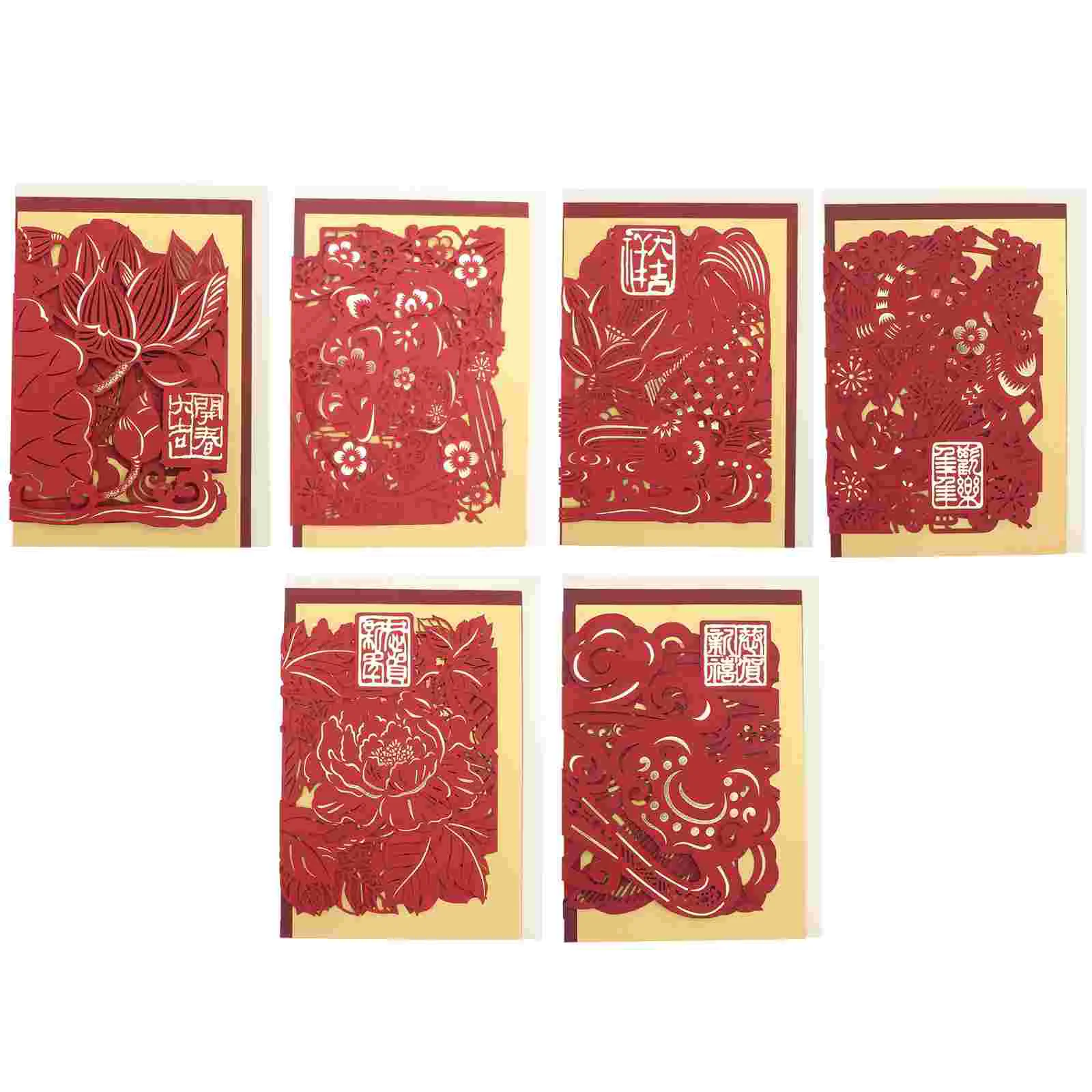 6 шт. свадебные открытки, поздравительные открытки, рождественские украшения, бумажные подарки, открытки в китайском стиле, весенние праздничные пожелания, декоративные новые 
6 шт. свадебные открытки, поздравительные открытки, рождественские украшения, бумажные подарки, открытки в китайском стиле, весенние праздничные пожелания, декоративные новые