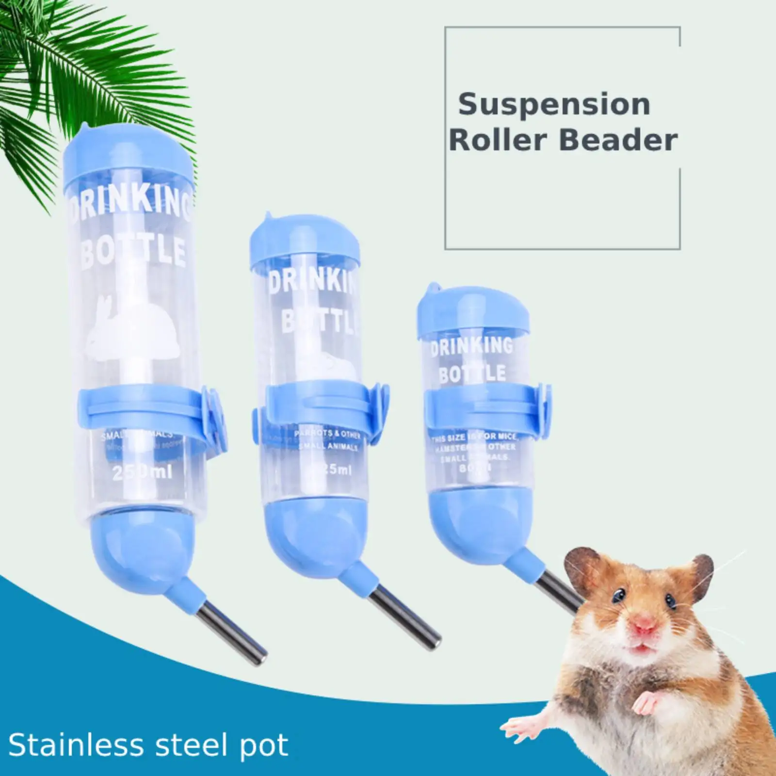 Round Head Bird Parrot Drinker Dispenser Hamster Water Bottle Waterer Supplies Container Water Feeder Hanging Cage Device
Round Head Bird Parrot Drinker Dispenser Hamster Water Bottle Waterer Supplies Container Water Feeder Hanging Cage Device