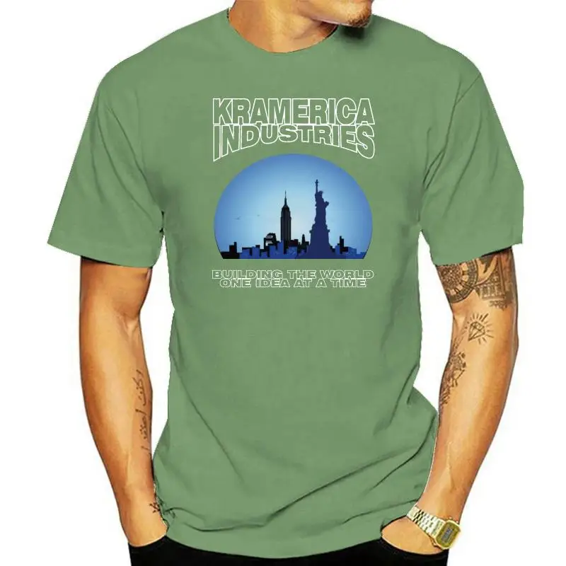 Неофициальная Мужская футболка, вдохновленная Seinfeld Kramerica, мужские футболки с коротким рукавом и круглым вырезом из хлопка
Неофициальная Мужская футболка, вдохновленная Seinfeld Kramerica, мужские футболки с коротким рукавом и круглым вырезом из хлопка