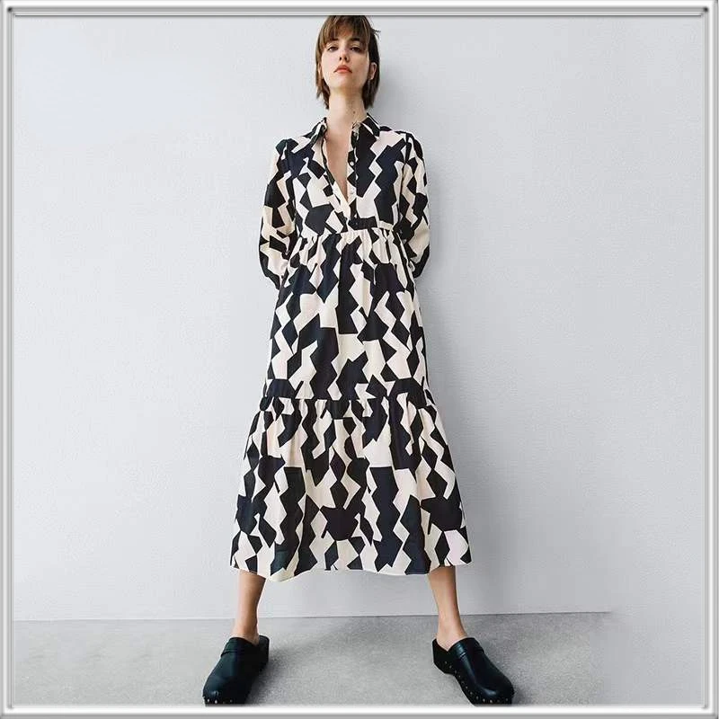SABINAX Women's Autumn Winter New Casual Long Skirts Ladies' Clothing Printed Midi Elegant Party Dresses
SABINAX Women's Autumn Winter New Casual Long Skirts Ladies' Clothing Printed Midi Elegant Party Dresses