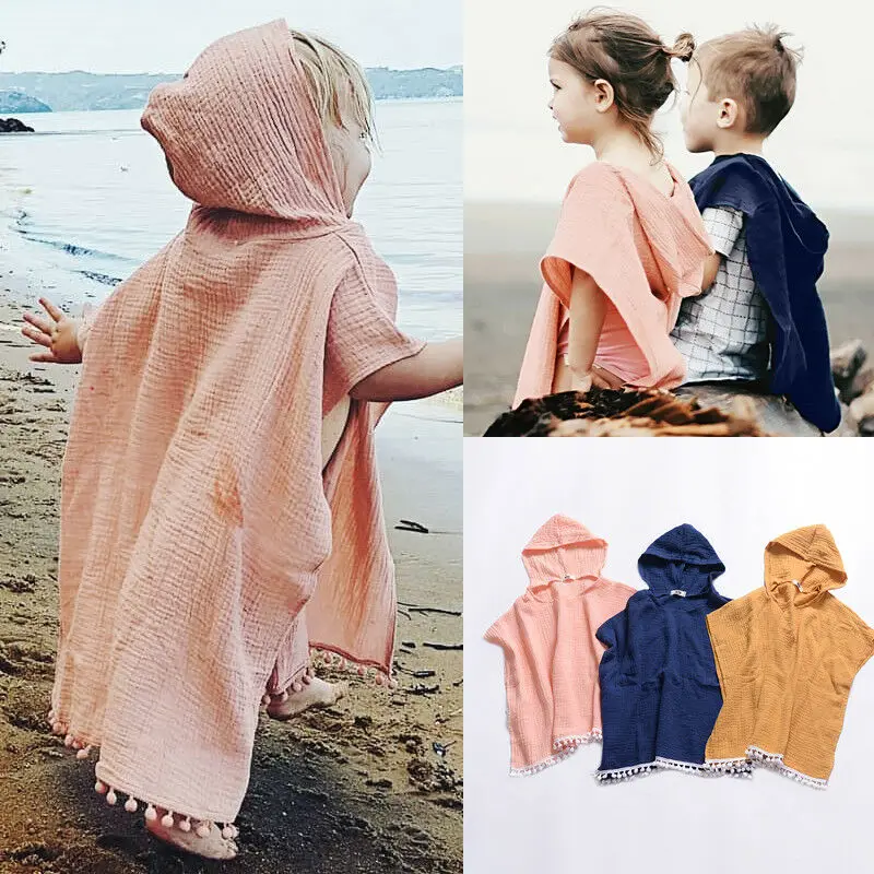 Fashion Kids Baby Girls Boys Boho Long Cape Tops Beach Cover Up Hooded Top Blouse 3 Colors Cloak
Fashion Kids Baby Girls Boys Boho Long Cape Tops Beach Cover Up Hooded Top Blouse 3 Colors Cloak