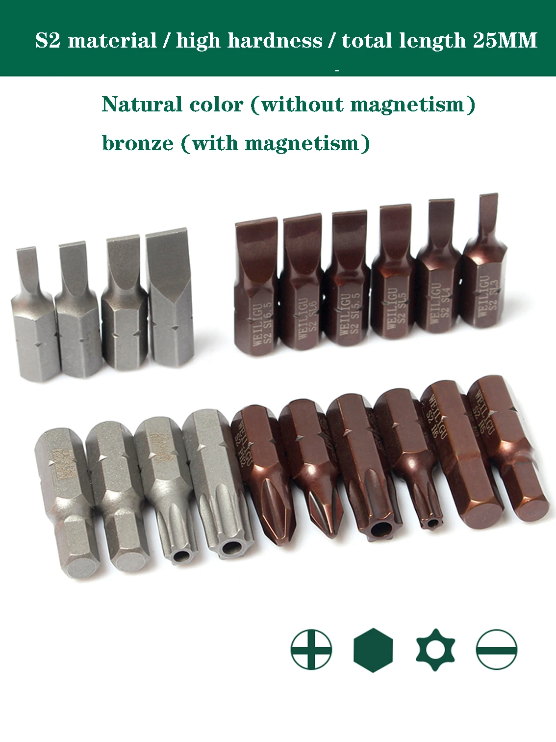 1Pcs S2 25mm Short Bit Eholesale Impact Hexagonal Socket Electric Screwdriver Bit Driver Adapter Sleeve Kit 
1Pcs S2 25mm Short Bit Eholesale Impact Hexagonal Socket Electric Screwdriver Bit Driver Adapter Sleeve Kit