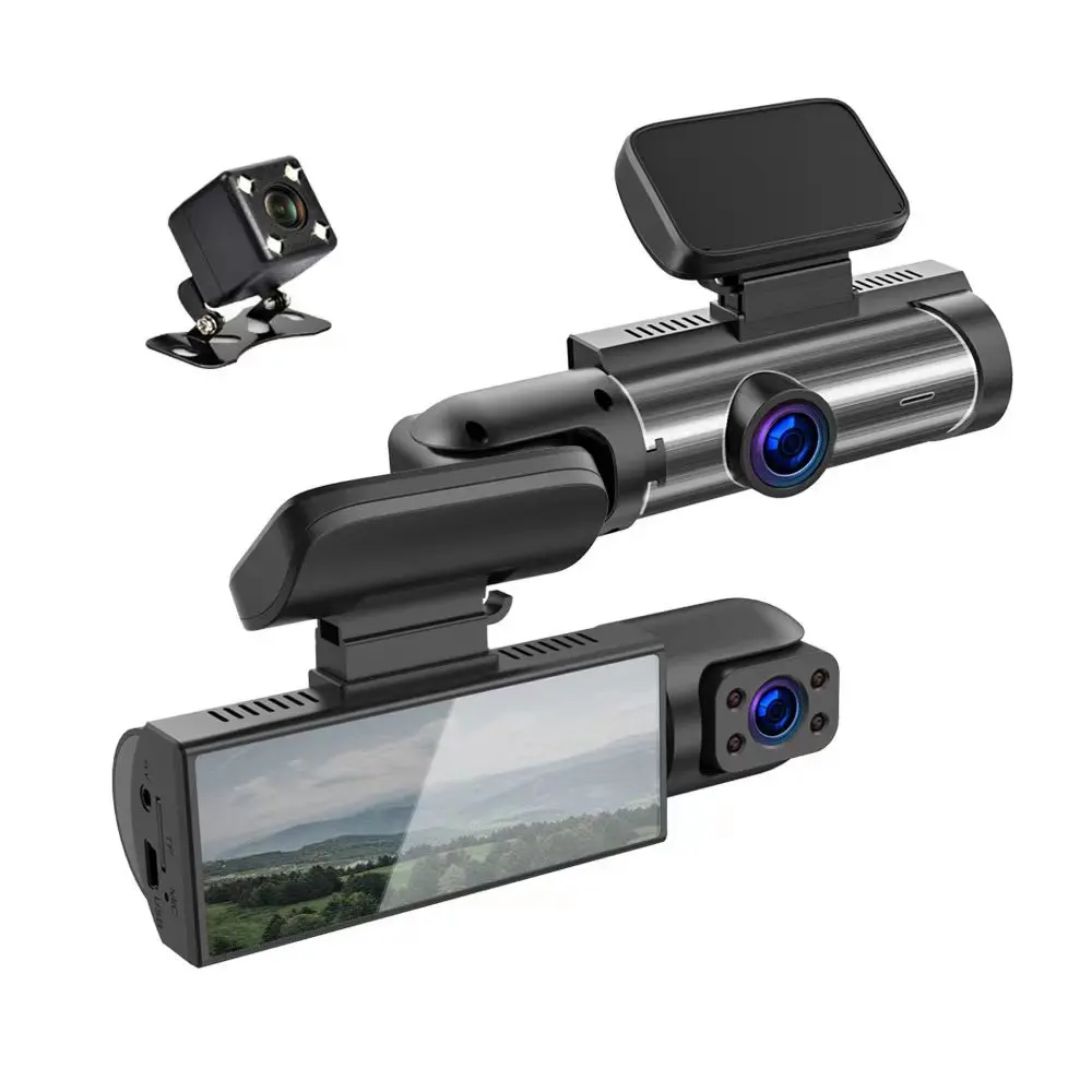 New 3-lens driving recorder HD 1080P simultaneous video recording in front, inside and behind the car. car camera recorder
New 3-lens driving recorder HD 1080P simultaneous video recording in front, inside and behind the car. car camera recorder