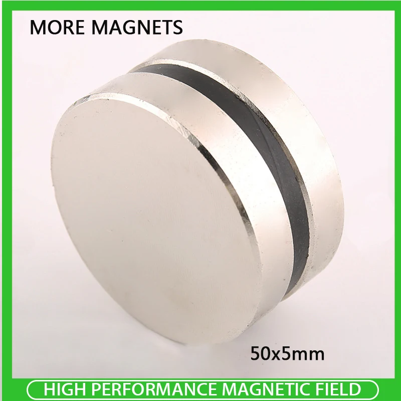 1~10PCS 50x5mm Powerful permanet round Neodymium Magnet Strong magnetic Rare Earth NdFeB metal 50mm x 5mm 50*5mm
1~10PCS 50x5mm Powerful permanet round Neodymium Magnet Strong magnetic Rare Earth NdFeB metal 50mm x 5mm 50*5mm