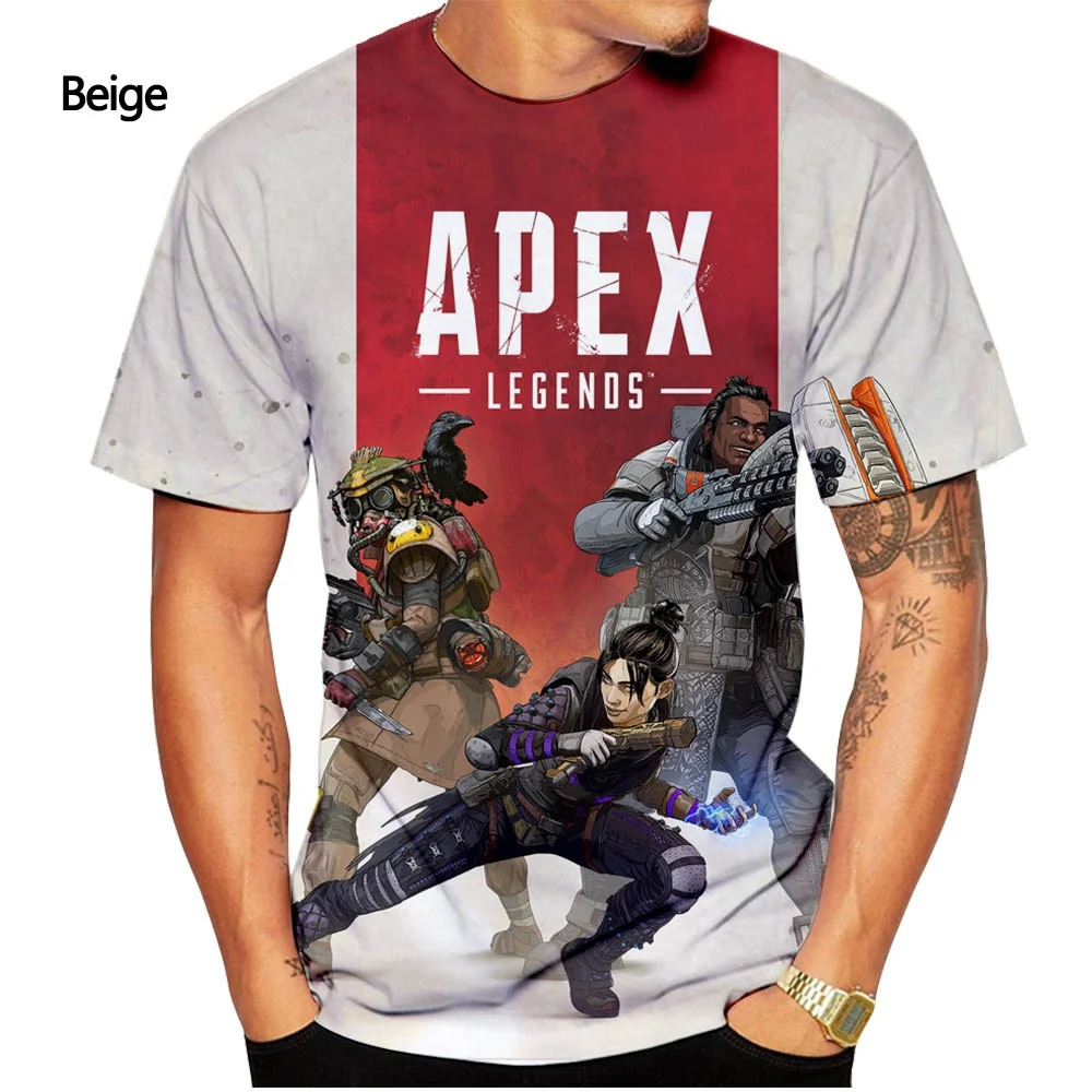 Новая модная легендарная Мужская футболка Apex, летняя футболка с коротким рукавом, мужская повседневная футболка с 3D-принтом
Новая модная легендарная Мужская футболка Apex, летняя футболка с коротким рукавом, мужская повседневная футболка с 3D-принтом