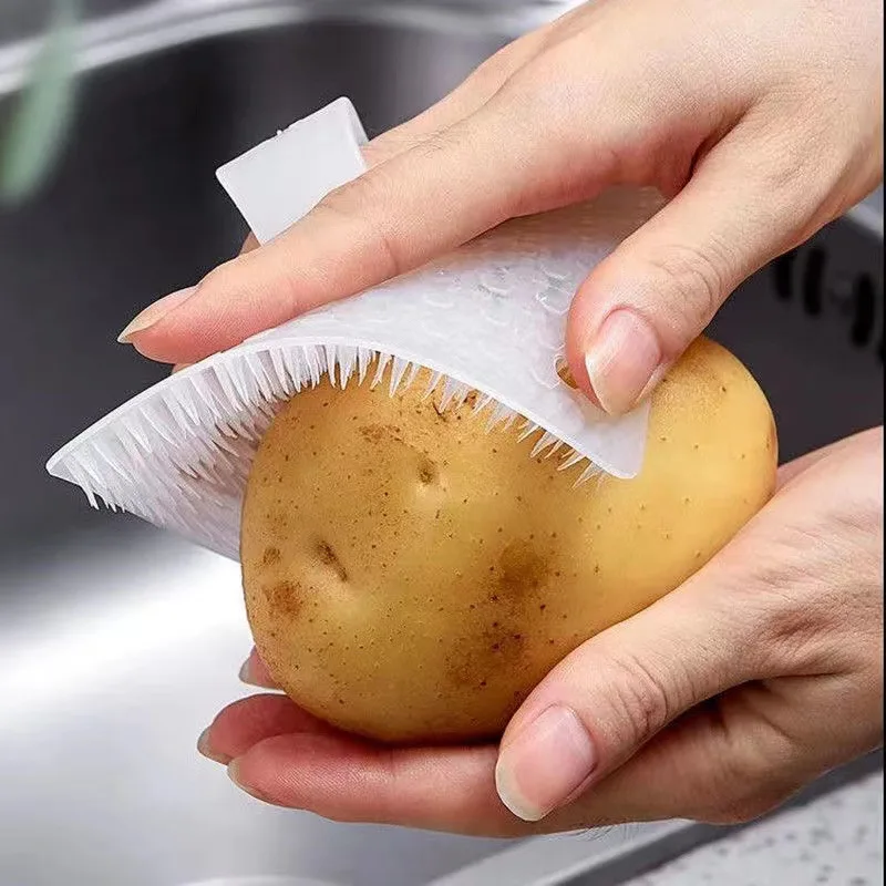 Home Fruit and Vegetable Cleaning Brush Multi-functional Cleaning Tools Crevice Brush Silicone Dish Scrubber Cleaning Supplies
Home Fruit and Vegetable Cleaning Brush Multi-functional Cleaning Tools Crevice Brush Silicone Dish Scrubber Cleaning Supplies