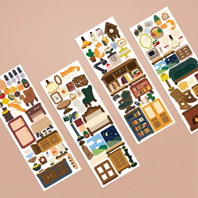 Korean Retro Stickers Life Home Furniture Interior Scene Hand Account Stickers Photo Album Diary Hand Account Decoration Sticker
Korean Retro Stickers Life Home Furniture Interior Scene Hand Account Stickers Photo Album Diary Hand Account Decoration Sticker
