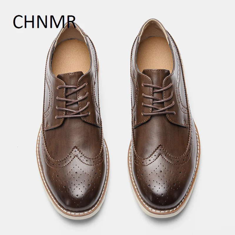 CHNMR-S Men's Dress Shoes Block Chelsea Loafers Pointed Toe Big Size Business Casual Designer with Strap Rubber Leather Popular
CHNMR-S Men's Dress Shoes Block Chelsea Loafers Pointed Toe Big Size Business Casual Designer with Strap Rubber Leather Popular