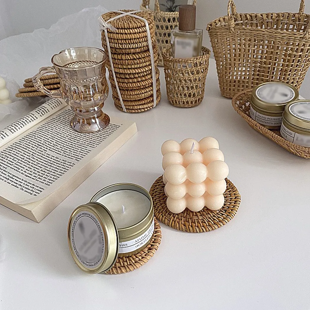 Made Of Rattan Coasters Bowl Cushions Tableware Cushions Kitchen Decoration Accessories Circular Hand Woven Thermal Insulation
Made Of Rattan Coasters Bowl Cushions Tableware Cushions Kitchen Decoration Accessories Circular Hand Woven Thermal Insulation