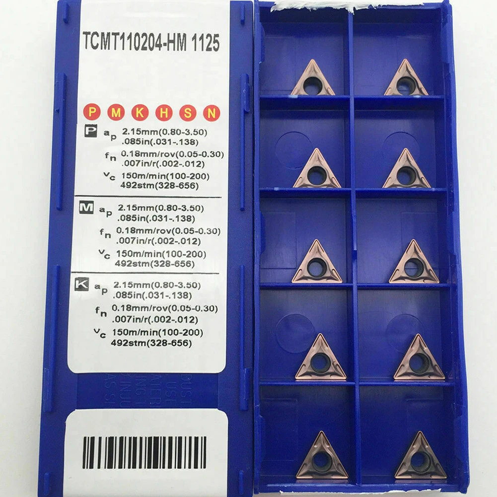TCMT110204-HM Accurate and Smooth Finishing 10pcs TCMT2151 Milling Insert TCMT110204 HM 1125 Carbide Insert Blade
TCMT110204-HM Accurate and Smooth Finishing 10pcs TCMT2151 Milling Insert TCMT110204 HM 1125 Carbide Insert Blade