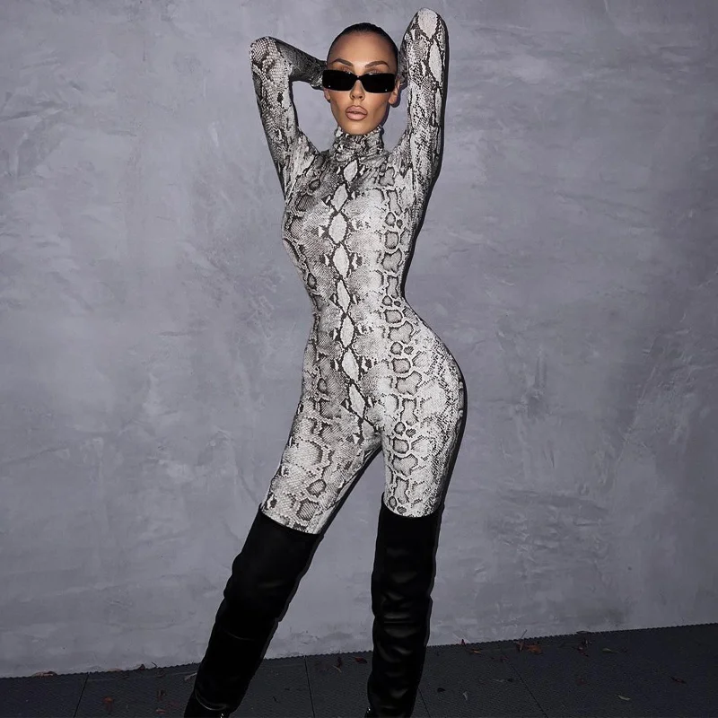 Sylph Autumn Sexy Y2K Clothes Snake Print Long Sleeve Bodycon Skinny Zipper Jumpsuit For Women Club Streetwear Romper Outfits
Sylph Autumn Sexy Y2K Clothes Snake Print Long Sleeve Bodycon Skinny Zipper Jumpsuit For Women Club Streetwear Romper Outfits