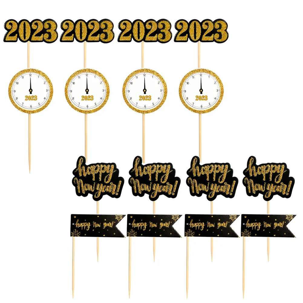 New Year Cupcake Cake Picks Toppers Topperdessert Decoration Decorations Toothpick Pick Cocktail Birthday Nye Salad Stick
New Year Cupcake Cake Picks Toppers Topperdessert Decoration Decorations Toothpick Pick Cocktail Birthday Nye Salad Stick