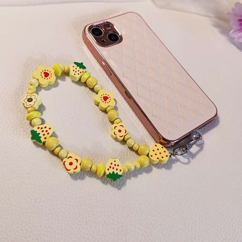 Mobile Phone Lanyard Wrist Lanyard Short Hand-beaded Women's Pendant Anti-lost Designer Lanyard Wooden Beads Strong and Durable
Mobile Phone Lanyard Wrist Lanyard Short Hand-beaded Women's Pendant Anti-lost Designer Lanyard Wooden Beads Strong and Durable