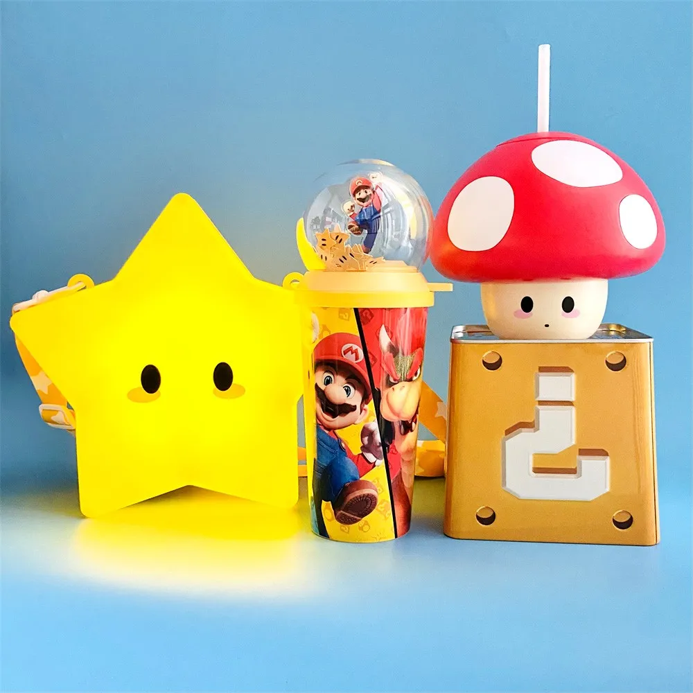 The Super Mario Bros. Фильм Грибная чашка, значок вопроса, ведро для попкорна, чемодан для Марио, ведро для звезд, эксклюзивный коллекционный кинотеатр
The Super Mario Bros. Фильм Грибная чашка, значок вопроса, ведро для попкорна, чемодан для Марио, ведро для звезд, эксклюзивный коллекционный кинотеатр