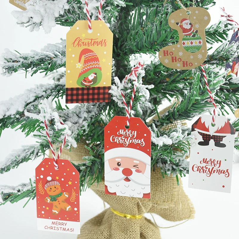 50 шт. рождественские ярлыки из крафт-бумаги, ярлыки с Санта-Клаусом, снеговиком, ярлыки с веревкой, украшение для упаковки подарков, Рождеств...
50 шт. рождественские ярлыки из крафт-бумаги, ярлыки с Санта-Клаусом, снеговиком, ярлыки с веревкой, украшение для упаковки подарков, Рождеств...