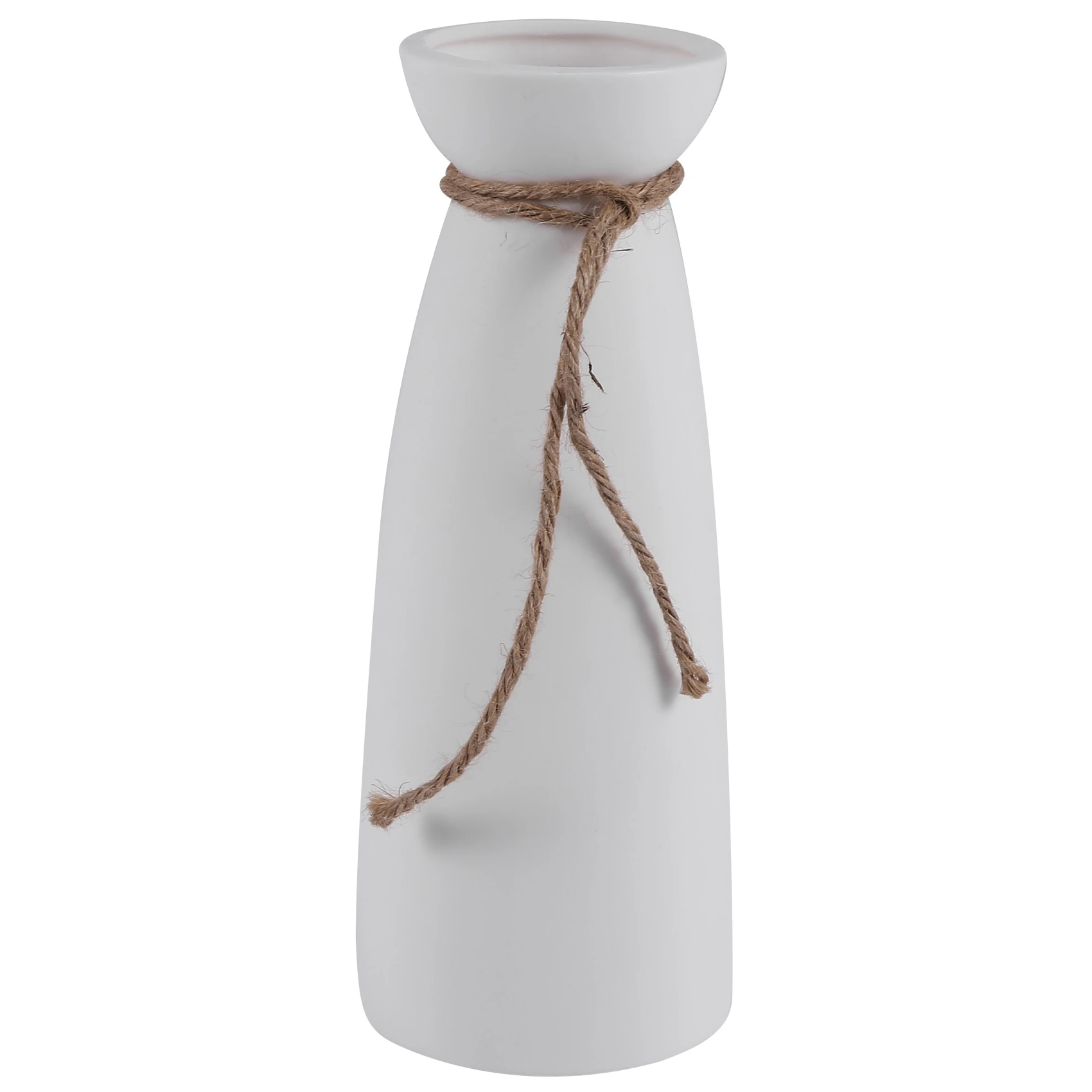 

Белая керамическая ваза, украшение в минималистичном стиле, современное домашнее украшение, фарфоровая ваза, матовый дизайн (B стиль)