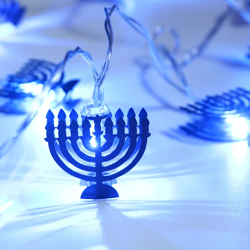 10Leds Chanukah Hanukkah Light String Party Light Decor Candlestick Battery Operated LED For Home Lamp Decoration
10Leds Chanukah Hanukkah Light String Party Light Decor Candlestick Battery Operated LED For Home Lamp Decoration
