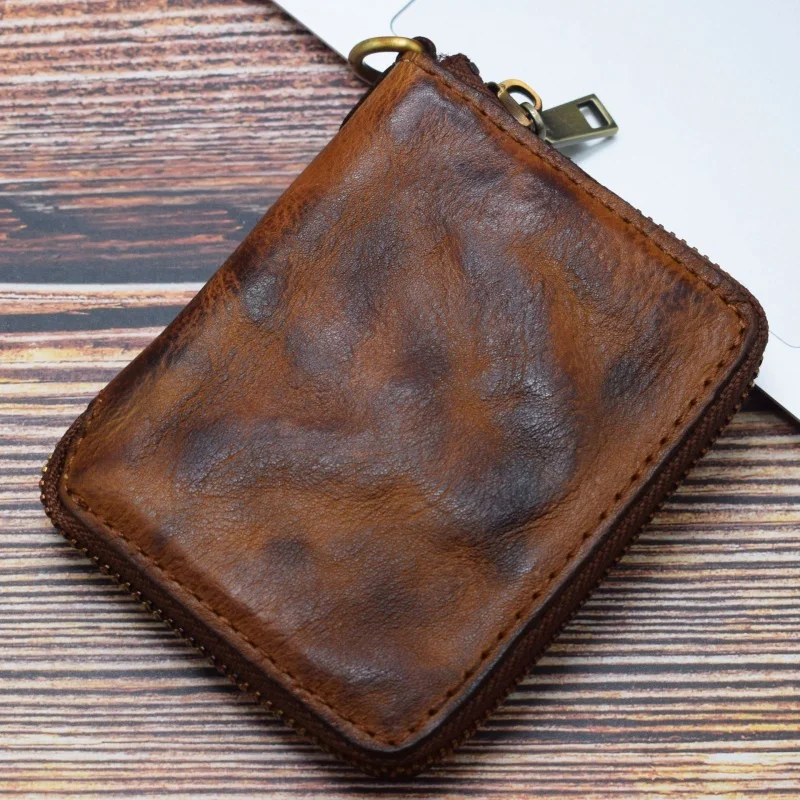 Vintage Genuine Leather Men's Zipper Wallet Short Coin Purse Multi Function Card Holders Luxury Male Money Wallet
Vintage Genuine Leather Men's Zipper Wallet Short Coin Purse Multi Function Card Holders Luxury Male Money Wallet