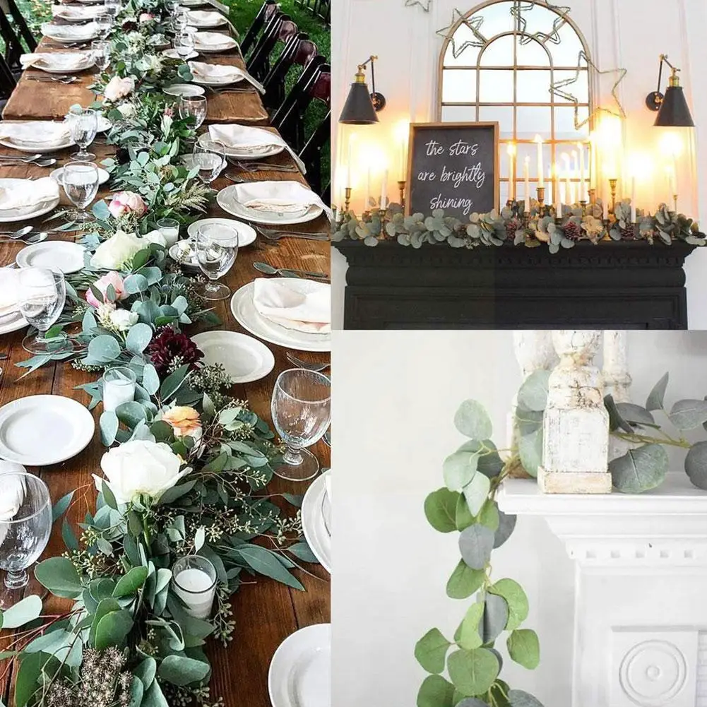 Artificial Eucalyptus Garland Faux Silk Eucalyptus Wedding Arch Decoration Background Leaves Wall Greenery Q8n1
Artificial Eucalyptus Garland Faux Silk Eucalyptus Wedding Arch Decoration Background Leaves Wall Greenery Q8n1