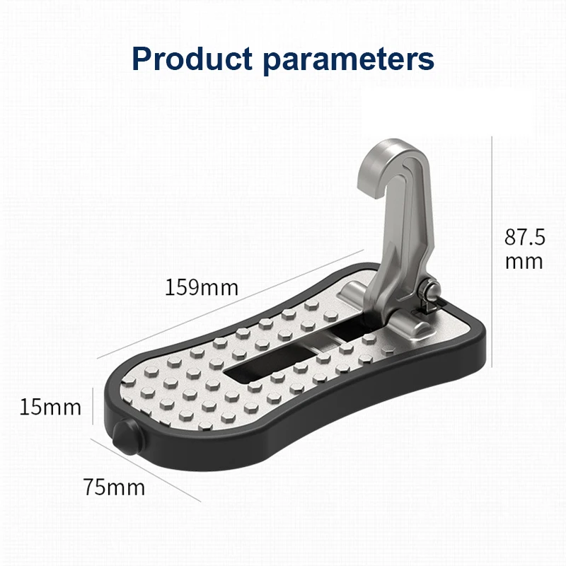Universal Multifunctional Car Foot Pedal Anti-slip On The Roof Foot Pedal Foldable Hook Design Car Supplies Colorful Foot Pedal
Universal Multifunctional Car Foot Pedal Anti-slip On The Roof Foot Pedal Foldable Hook Design Car Supplies Colorful Foot Pedal
