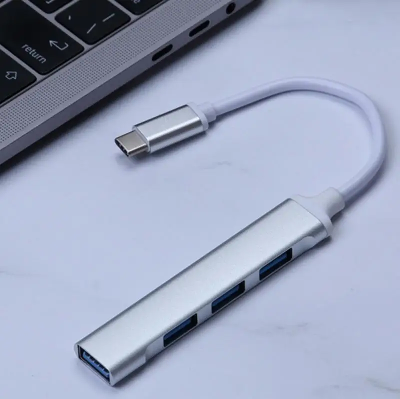 4 Port Usb Splitter Multi Docking Station Type C To Usb For Xiaomi Lenovo Macbook Air Pc Ipad Usb 3.0 Extender Hub Usb C 
4 Port Usb Splitter Multi Docking Station Type C To Usb For Xiaomi Lenovo Macbook Air Pc Ipad Usb 3.0 Extender Hub Usb C