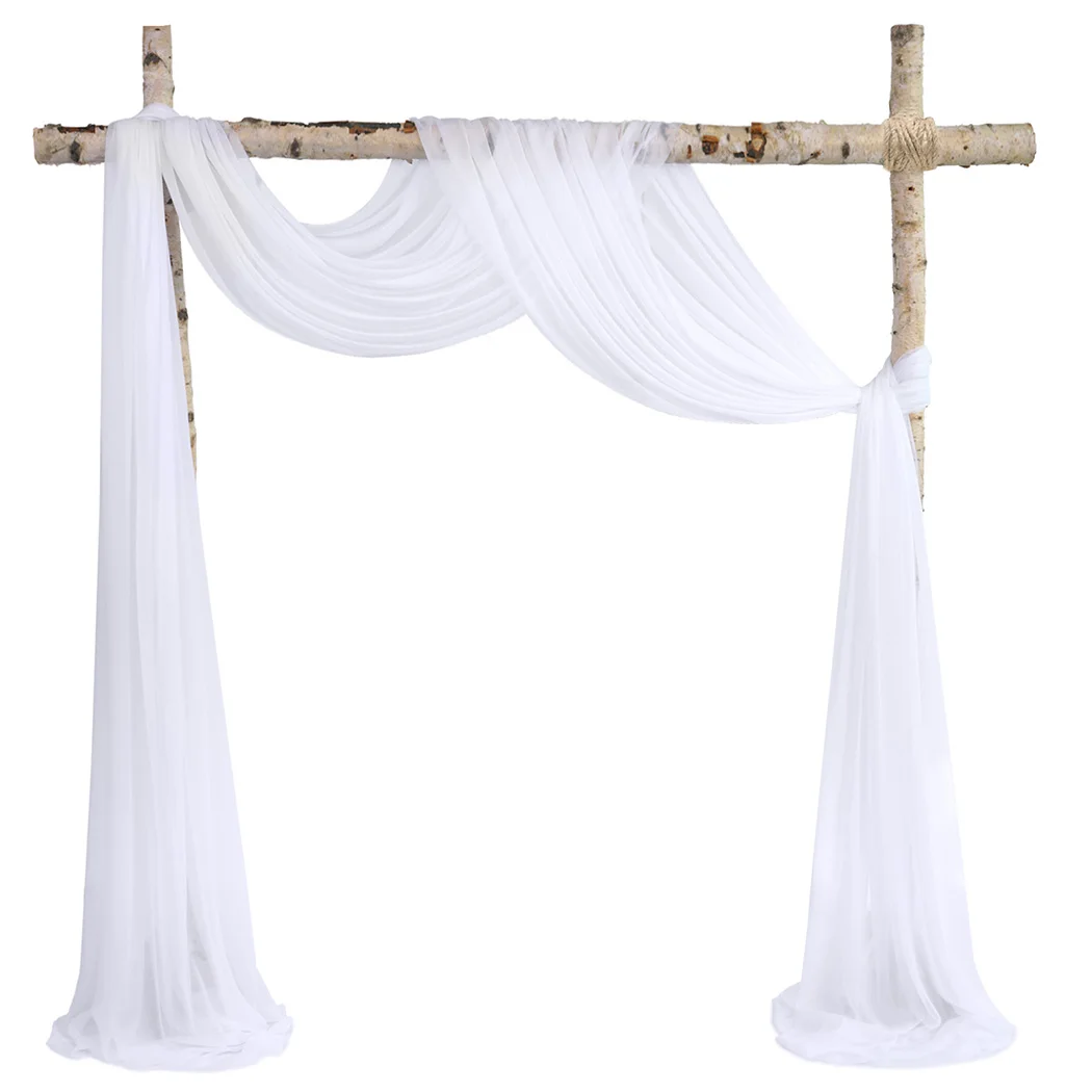 Wedding Arch Curtain Chiffon Fabric Drape Curtain Birthday Party Background Wedding Chair Sash Decoration Yarn
Wedding Arch Curtain Chiffon Fabric Drape Curtain Birthday Party Background Wedding Chair Sash Decoration Yarn