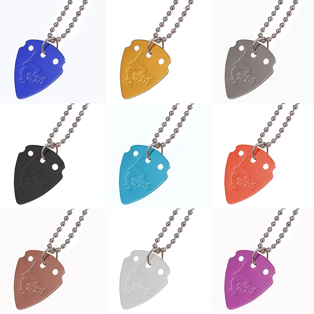 1x Pick Necklace Guitar Pick Plectrum Pendant Necklace Gifts Fashion Accessories Rock Jewelry Aluminium Alloy Chain Necklaces
1x Pick Necklace Guitar Pick Plectrum Pendant Necklace Gifts Fashion Accessories Rock Jewelry Aluminium Alloy Chain Necklaces